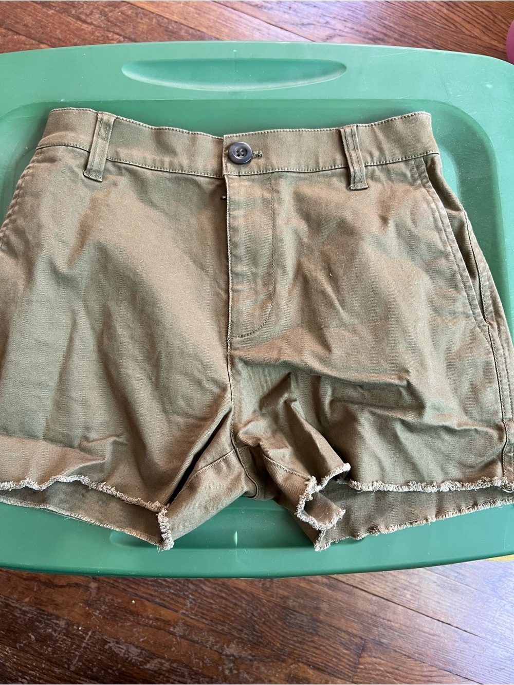 Madewell Olive Green High-Rise Jeans